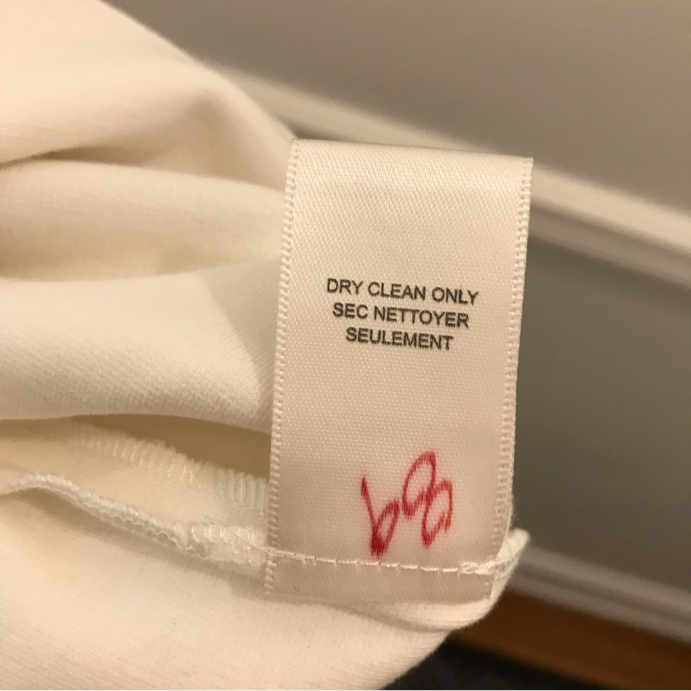 Rebecca Taylor Fit and Flare Skirt 0 white cotton silk - Picture 8 of 8